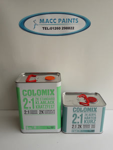 7.5L 2K COLOMIX KIT 5L 2K MS CLEARCOAT + 2.5L 2K MS FAST HARDENER