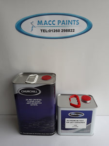 7.5L KIT 2K MS ANTI-SCRATCH CLEARCOAT 5L + 2K PREM FAST HARDENER 2.5L